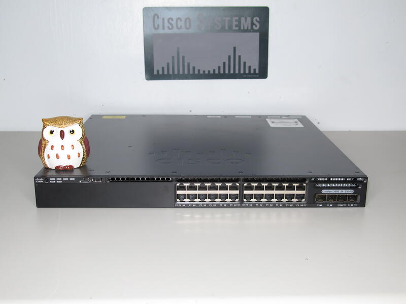 Cisco WS-C3650-24TD-L 24-Port GbE 2x 10G Uplinks Switch