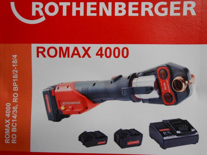 ASADA 德製ROMAX 4000 充電式不鏽鋼壓接機/水管壓接機**含稅($52000未稅)