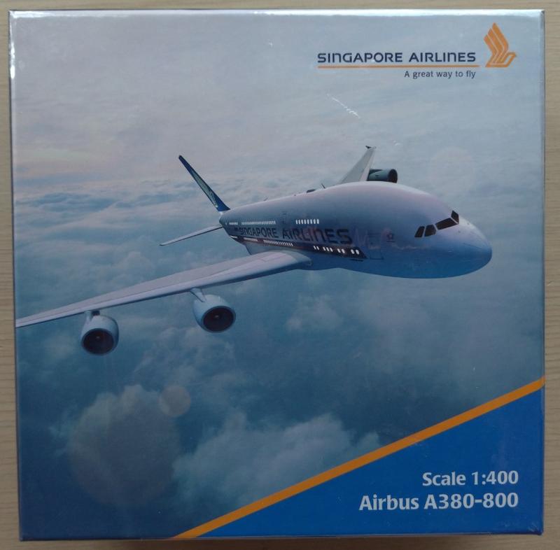 新加坡航空 A380 800 模型飛機 1:400 Singapore Airline