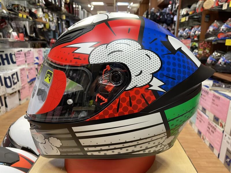 AGV K1 Bang Matte Italy/Blue Helmet