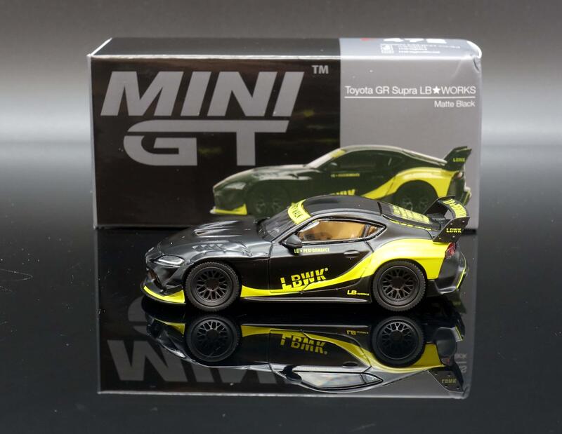 MASH】現貨特價Mini GT 1/64 .Toyota GR Supra LB-Works 消光黑#472