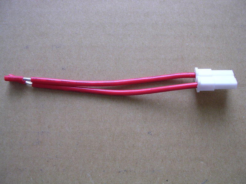 1015#18 紅 L:100mm 10半剝*JS-1102-2P 導線+Plug