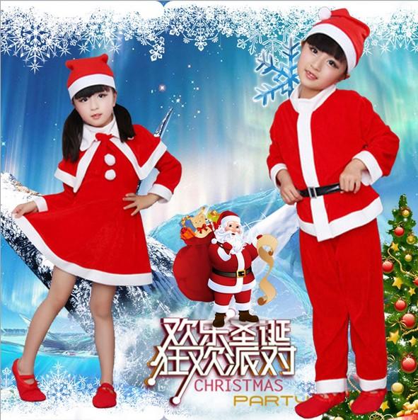 *漫園2*兒童聖誕衣服幼兒男女童套裝演出服聖誕節服裝表演