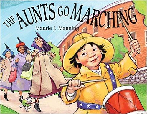 ◇安琪書坊◇－《英文繪本》The Aunts Go Marching（全新）名家繪本