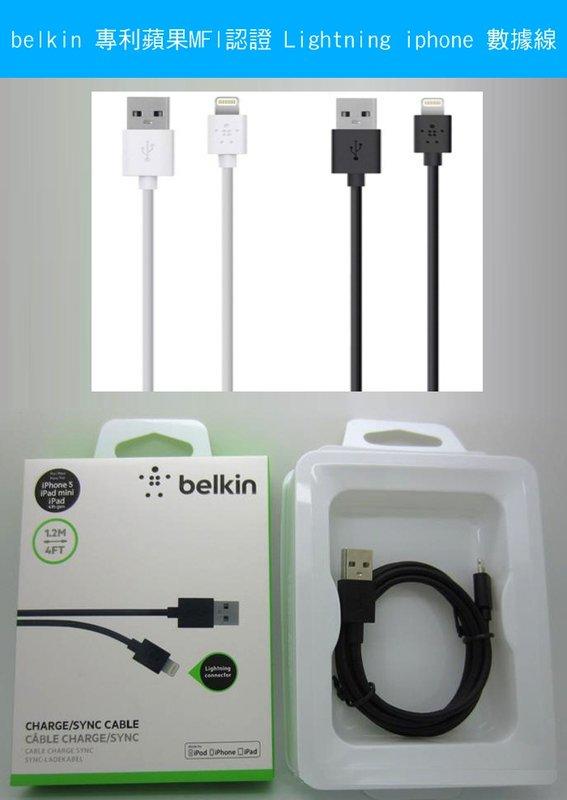 ＊PHONE寶＊Belkin Lightning Apple iphone 原廠認證MFi 充電傳輸線 1.2m