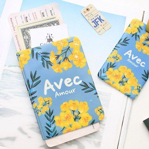 ❤正韓國現貨❤ Alice ~ Rim Passport Cover 輕裝旅行 護照套/護照夾~ 藍色