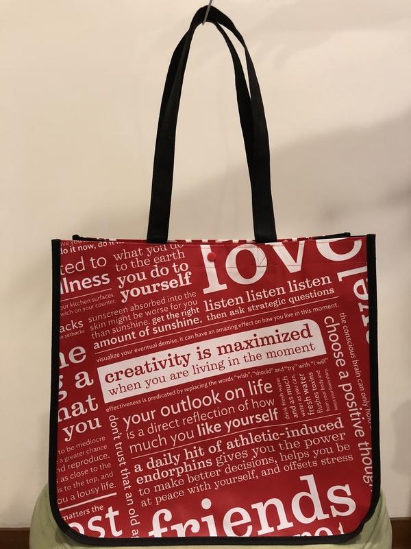 知名品牌lululemon 購物環保提袋