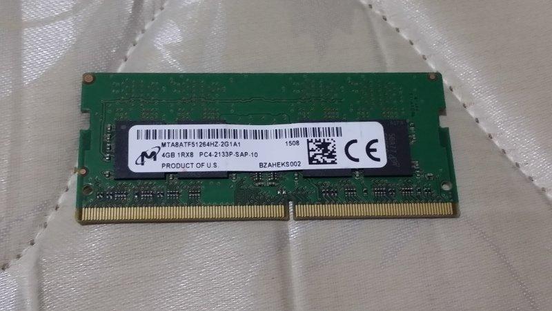 【楓糖小舖】Micron 美光 DDR4 2133P 4GB 筆電記憶體
