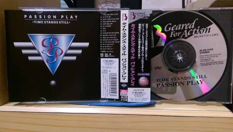 PASSION PLAY/TIME STANDS STILL日版＋側標
