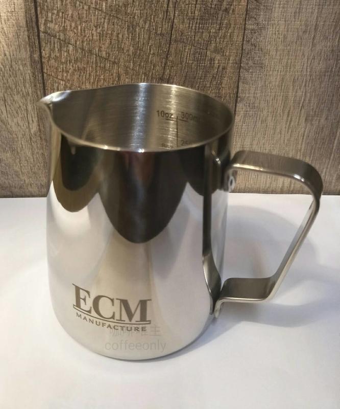 【泉嘉餐飲】ECM 拉花鋼杯(0.36L/360cc/36cl) ~ 半自動咖啡機專用拉花鋼杯~