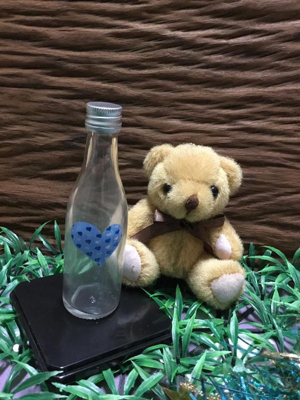 全新 質感  台灣製造 小玻璃瓶60ml （鋁蓋）#瓶中信