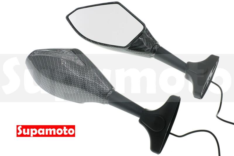 -Supamoto- M87 仿賽 LED 後照鏡 風鏡 方向燈 後視鏡 酷龍 R3 小忍 日行燈 跑車 酷龍