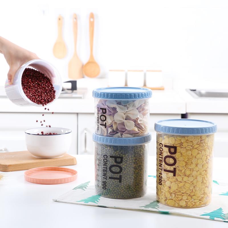 【POT密封罐700ml】中號 可堆疊食品收納盒 五穀雜糧保鮮罐 零食密封罐 收納罐 北歐風透明儲物罐☆精品社☆ | 露天市集 | 全台最大的 ...