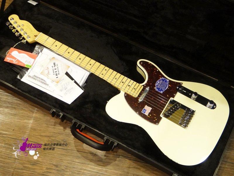 現代樂器】Fender American Deluxe Telecaster 電吉他美廠奧林匹克白 