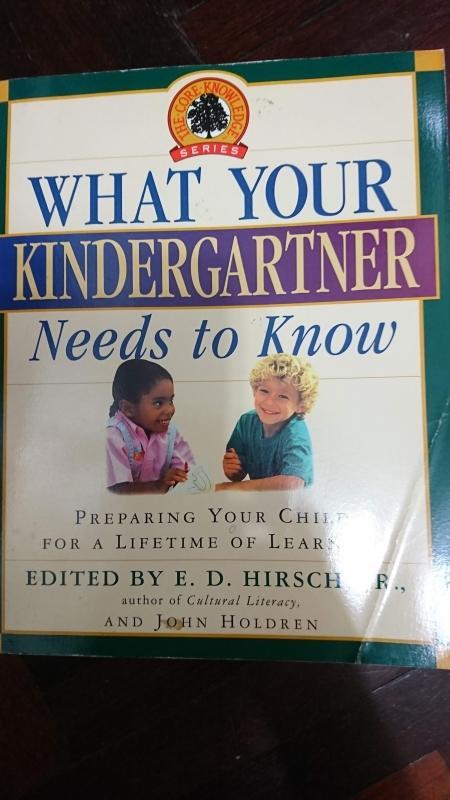 二手英文原文書—what your kindergartner need to know