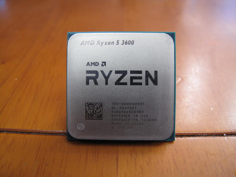 AMD Ryzen5  3600 (R5-3600) 3.6G AM4腳位桌上型六核心處理器CPU