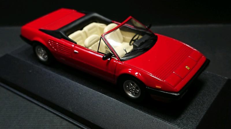 【經典車坊】1/43 Ferrari Mondial Cabriolet by Altaya 附展示盒