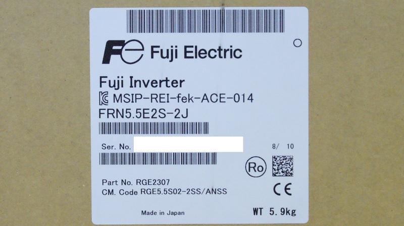 全新日本富士Ace泛用型變頻器FRN5.5E2S-2J(PLC,變頻器,人機介面,伺服