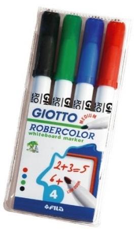 湯圓嬉遊趣-義大利 GIOTTO 兒童專用白板筆4色(紅 綠 藍 紅) 無毒白板筆 