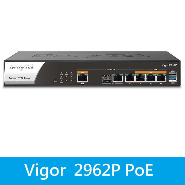 【附發票公司貨 】居易Vigor2962P POE  高效能雙WAN VPN路由器