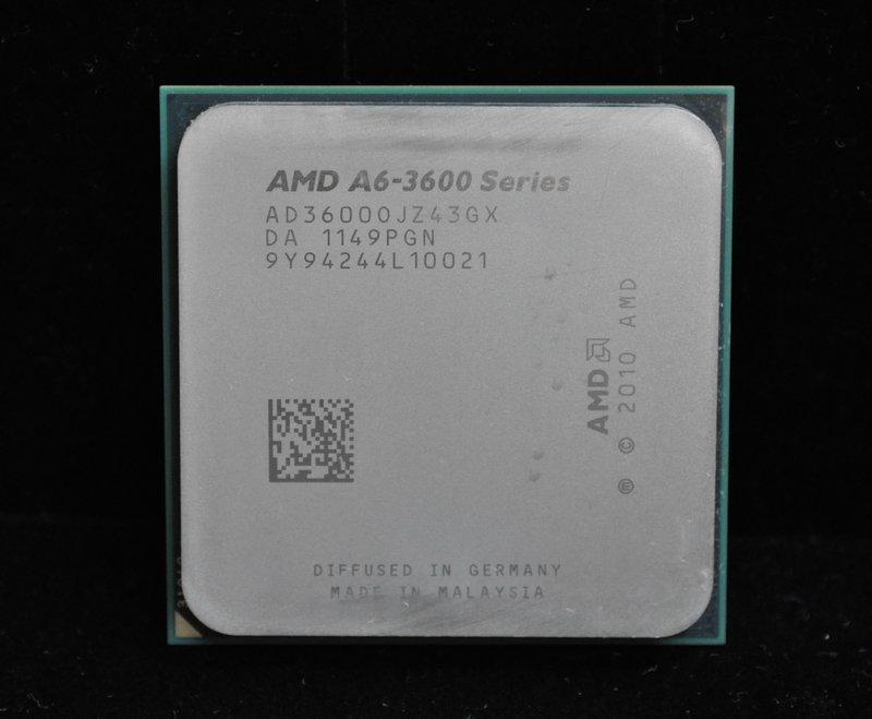 AMD A6-3600 四核正式版 送風扇(FM1 2.4G) A6-3500 A6-3620 A6-3650 參考