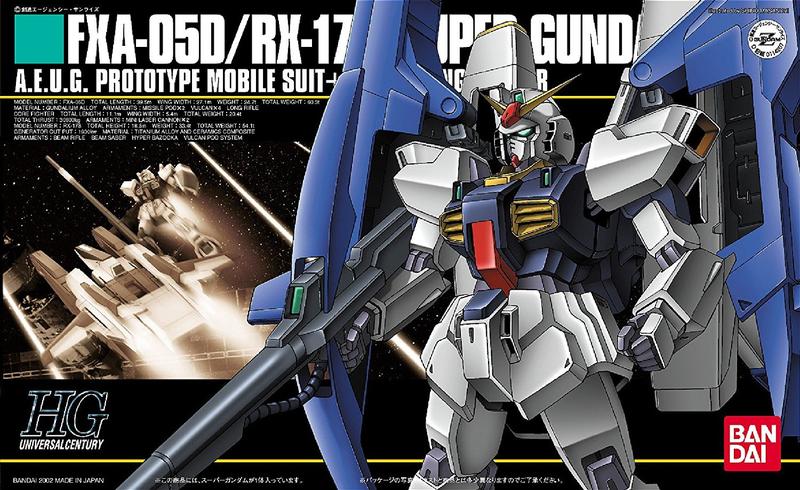 【鋼普拉】BANDAI HGUC 1/144 #035 RX-178+FXA-05D SUPER GUNDAM 超級鋼彈