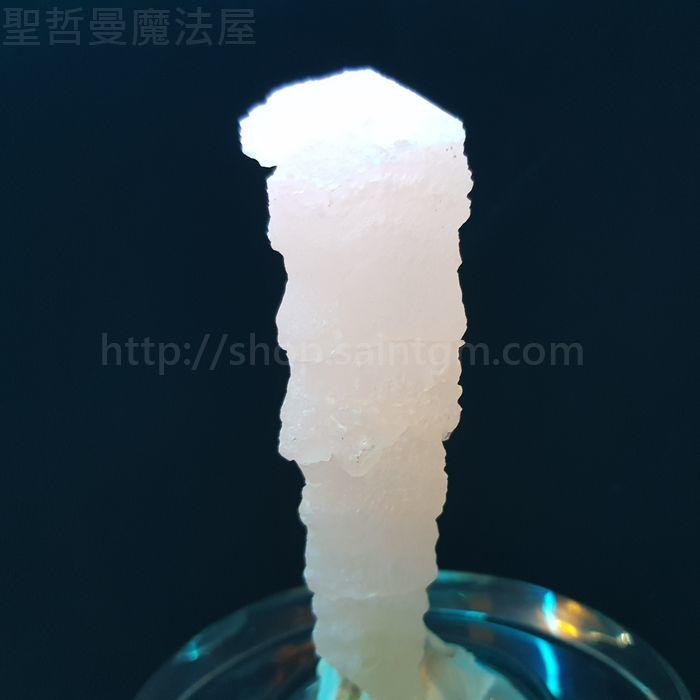 粉紅寶塔冰晶石柱狀單晶190708-32(有螢光反應)~湖南郴州
