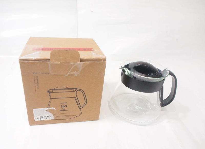 全新, 360 耐熱壺 HEATPROOF POT,咖啡壺,泡茶壺 /耐熱玻璃 / 容量360cc 