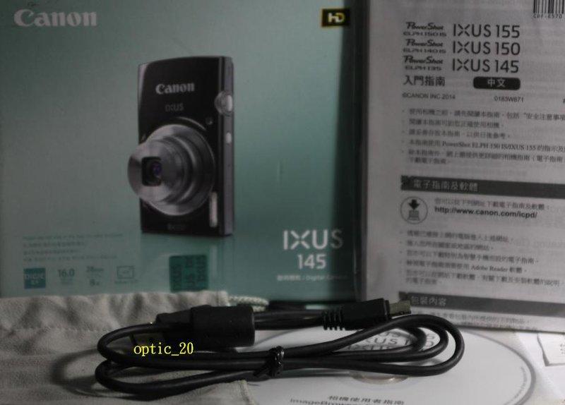 Canon 數位相機 USB 傳輸線 Ixus 160 Ixus 155 145 Ixus 200is G15 S120