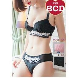 花影蕾絲BCD罩杯日系內衣性感蕾絲內衣褲繡花胸罩【現貨576...