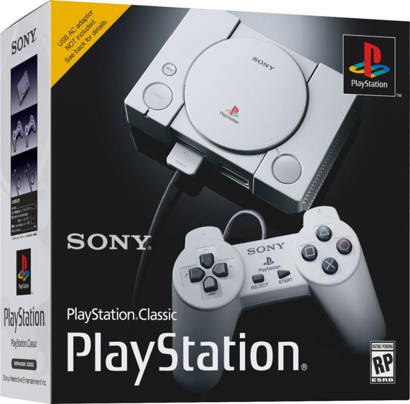 [缺貨中,請勿下單] 全新美版 SONY 復刻款 PlayStation (PS ONE) 全配 (預載20款遊戲)