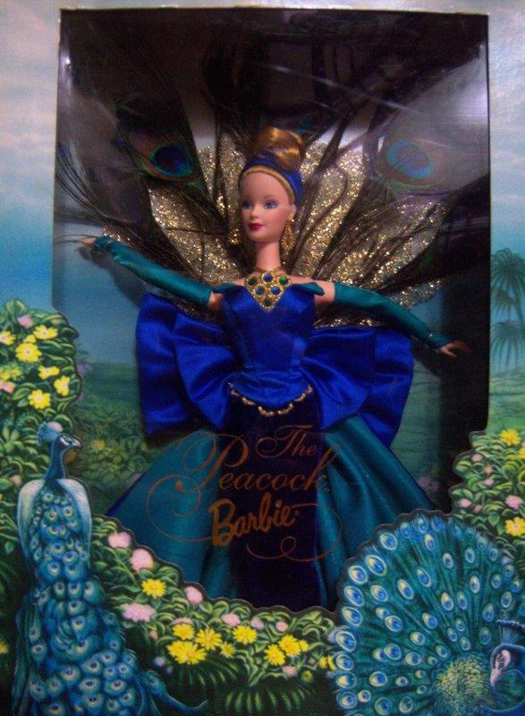 【小梅西】 The Peacock Barbie 1998 孔雀芭比 收藏型芭比