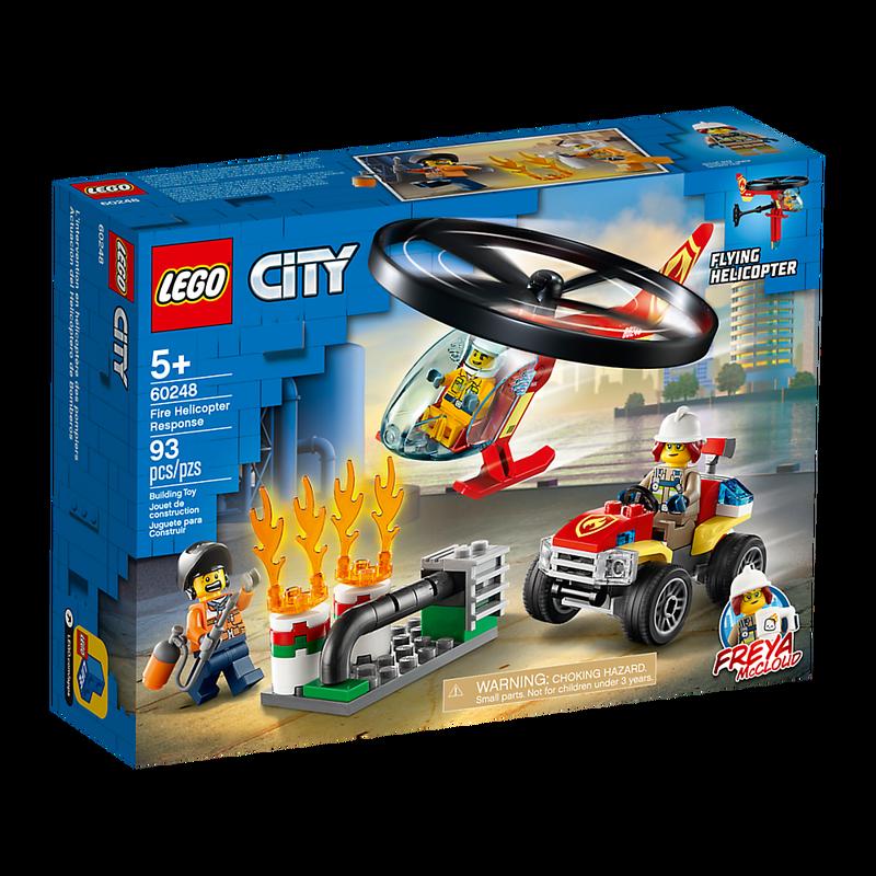 【樂GO】樂高 LEGO 60248 CITY系列 消防直升機呼救  直升機可飛行 新品 原廠正版