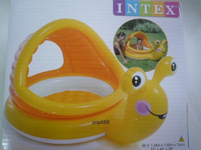 INTEX57124 原廠蝸牛充氣戲水池 幼兒玩水池 兒童遊戲池 兒童遊樂園 海洋球池 送修補貼