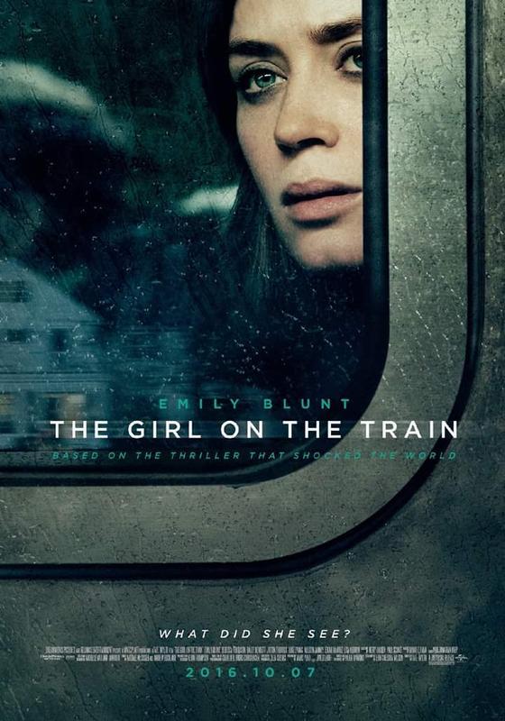 C電影酷卡明信片 列車上的女孩 The Girl on the Train 愛蜜莉布朗