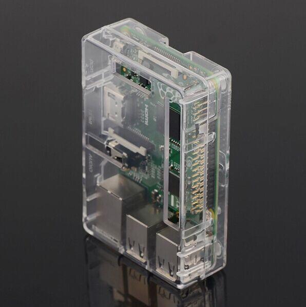 現貨 樹莓派 外殼 Raspberry Pi 2,3 代 工控專用 ABS 透明機殼 GPIO 保護盒子 (可壁掛)