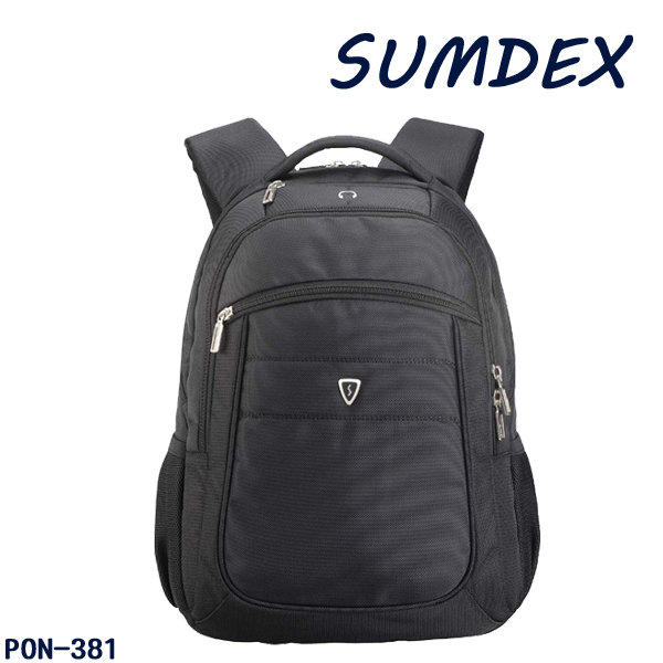 《加賀皮件》SUMDEX 男用時尚科技筆電後背包 可放15吋筆電 IPAD 10吋 PON-381