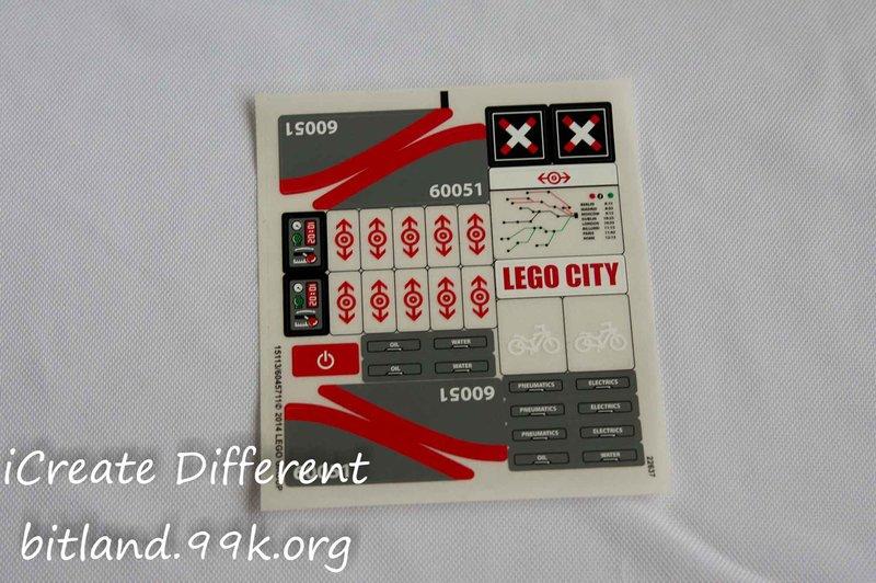 【 BIT 】LEGO 樂高 貼紙 (From SET 60051)