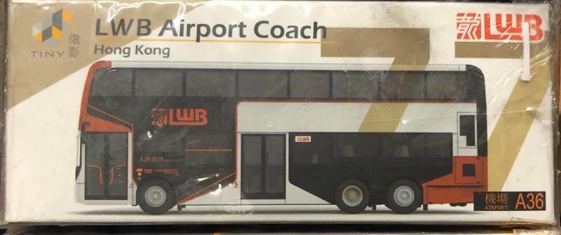 Tiny 微影 香港 機場 巴士 LWB Airport Coach 合金 小車