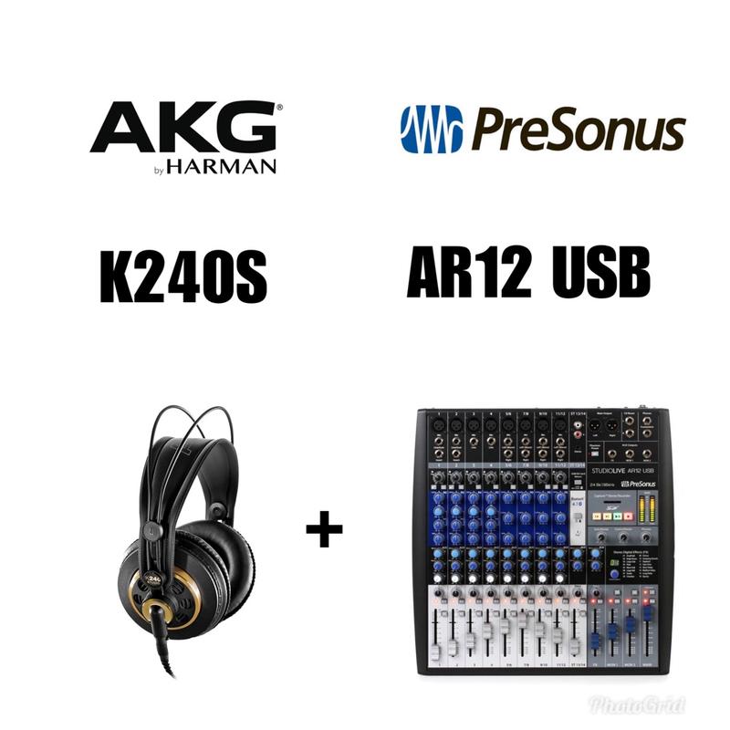 AKG K240S+Presonus AR12 USB（公司貨）