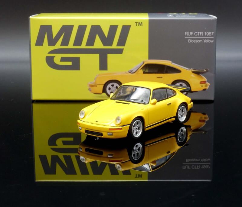 ミニカー MINI GT RUF CTR 1987 Blossom Yellow 419 MINI GT 1:64 RUF CTR 1987 Blossom Yellow LHD Model Car in