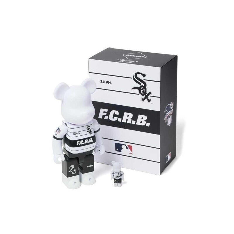 BE@RBRICK F.C.R.B. x MLB（CHICAGO WHITE SOX）100% & 400% | 露天市