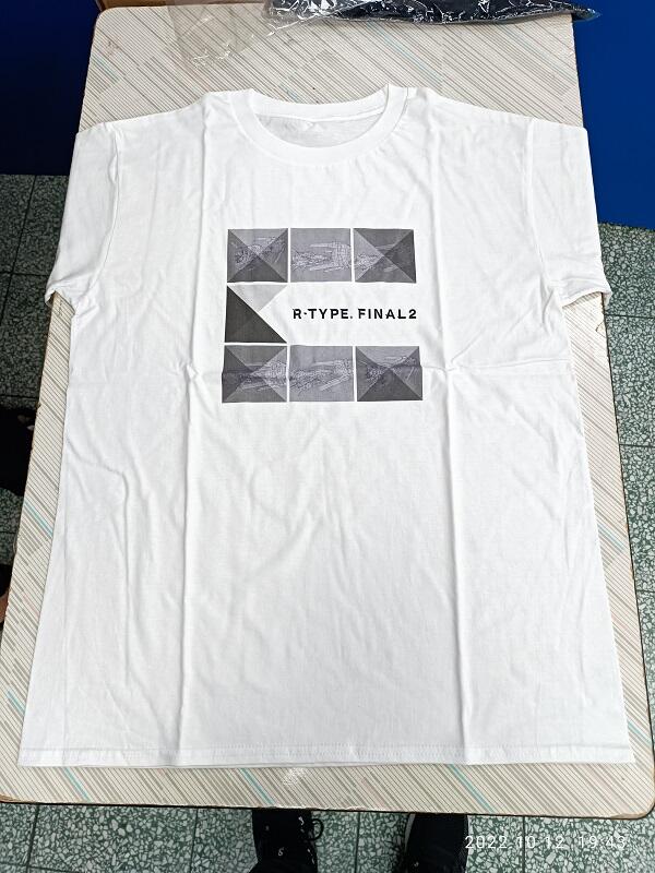 [新世紀] (全新品)  R-TYPE紀念T恤 白色L號