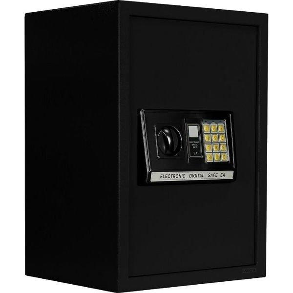 [ 家事達]  ]TRENY- 電子式保險箱-大 (黑)/個 特價 金庫/現金庫/保險箱/管理箱