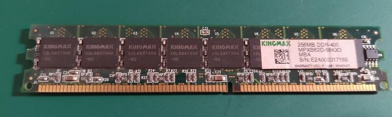KINGMAX DDR400 256mb RAM 雙面顆粒 桌上型電腦記憶體 桌上型記憶體