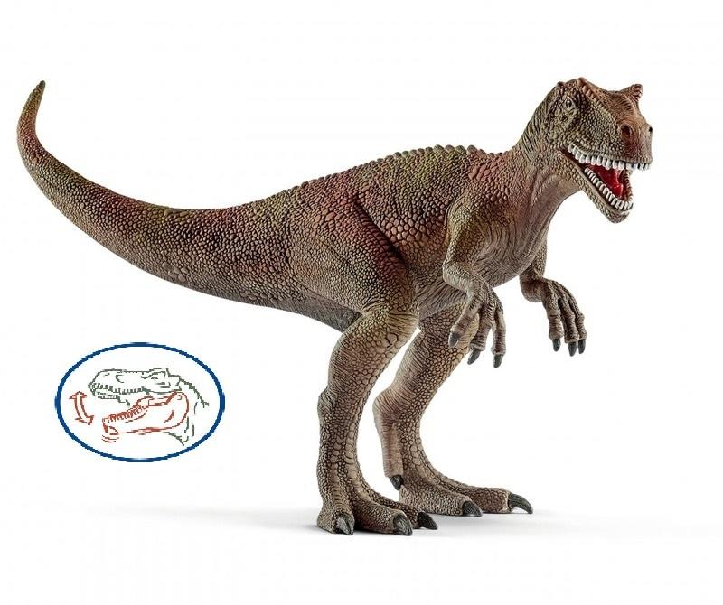 恐龍模型 Schleich 14580 發現獵物凝神專注的 異特龍 (最新款式)