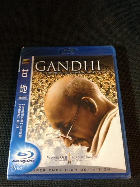 (全新未拆封)甘地 Gandhi 雙碟典藏版 藍光BD(得利公司貨)