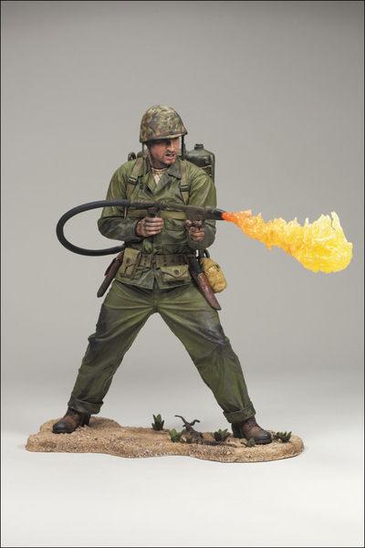絕版商品 Call of Duty Marine Corps with Flamethrower 決勝時刻  火焰兵