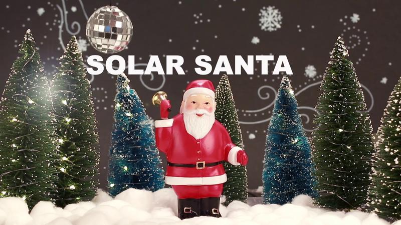 [On Loft]美國帶回 太陽能動感揮手紅色聖誕老公公 辦公室最佳療癒小物 聖誕節交換禮物 生日禮物 現貨