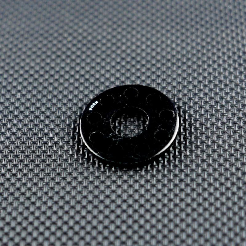 POSH M8 8MM 鋁合金墊片 墊片 九孔墊片 造型墊片 黑色